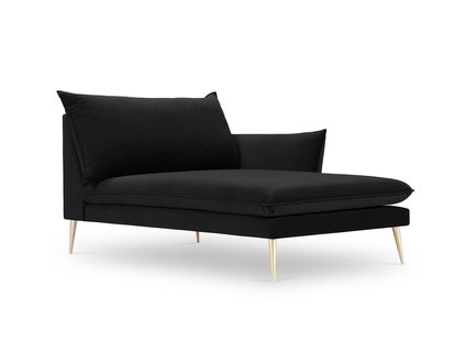 Chaise Longue Elio rechts velvet | Milo Casa