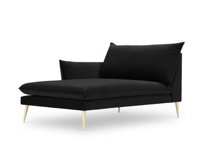 Chaise Longue Elio links velvet | Milo Casa