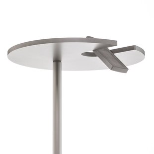 Bopp Share LED uplighter met leeslamp, aluminium