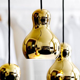 FRITZ HANSEN Calabash P1 hanglamp, goud