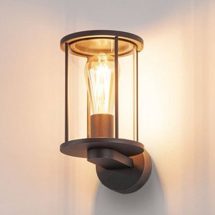 SLV Photonia buitenwandlamp, antraciet, aluminium, breedte 14,6 cm