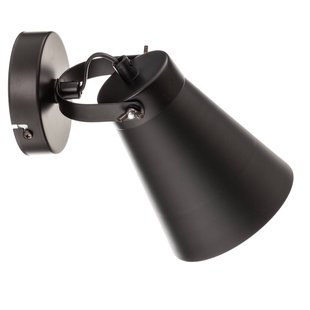 Luminex Wandlamp Amos, zwart, 1-lamp