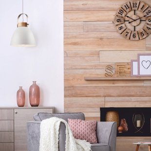 Lamkur Hanglamp Bergen, 1-lamp, wit