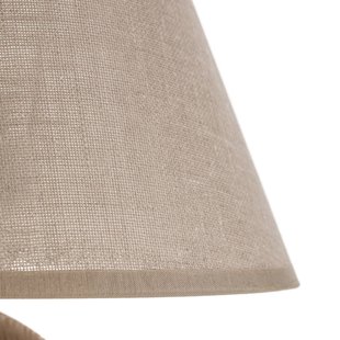 Envostar Gill tafellamp, hout naturel/kap beige