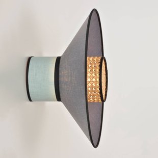 MARKET SET Singapore wandlamp, amandel/antraciet