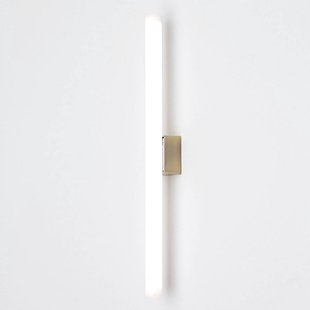 ORION LED spiegellamp Visagist, houder oudmessing