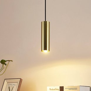 Hanglamp Lindby Linaro, 20 cm, goud, 1-fase, GU10