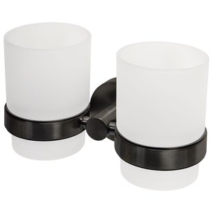 Tandenborstelhouder Haceka Kosmos Dubbel Geborsteld Grafiet