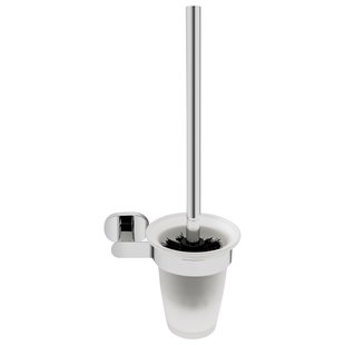 Toiletborstelhouder Haceka Gio Hangend Glas Met Chroom Toiletborstelhouder Haceka Gio Hangend Glas Met Chroom