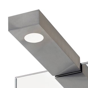 Decor Walther Wand- en spiegellamp Flat 2 LED, mat nikkel