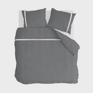 Walra - Dekbedovertrek Timeless Chic - 200x220 - Antraciet Walra - Dekbedovertrek Timeless Chic - 200x220 - Antraciet