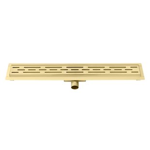 Douchegoot Best Design Nancy Met Flens 80x7x7 cm RVS Mat Goud