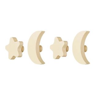 Nofred Stars & Moons Kapstokhaken - Zand