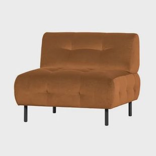 WOOOD Lloyd Fauteuil - Fluweel - Cinnamon