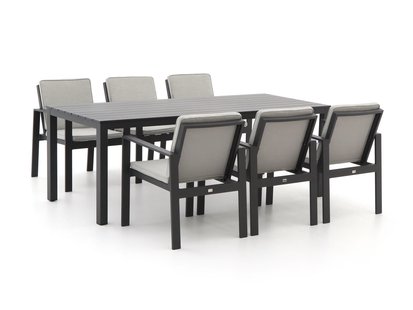 Bellagio Vezzano/Menzano 220cm dining tuinset 7-delig - Laagste prijsgarantie!