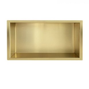 Inbouwnis BWS Incorporado 30x60x7 cm Geborsteld Messing Goud