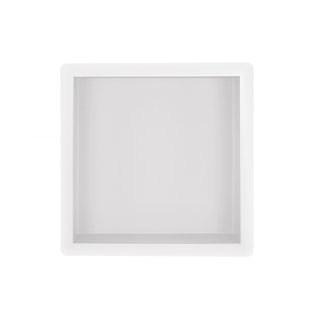 Wiesbaden Inbouwnis | Exellence | 30x30x7cm | RVS Mat Wit