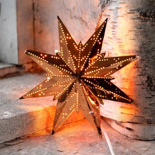 STAR TRADING Achtpuntige messingster Mini