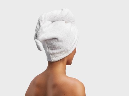 Yumeko Haarhanddoek terry pure white 100% biologisch en fairtrade katoen