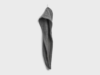 Yumeko Haarhanddoek terry dark grey 100% biologisch en fairtrade katoen