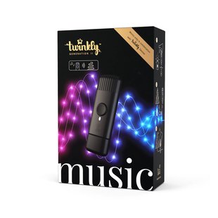 Muzieksensor voor twinkly, USB, zwart