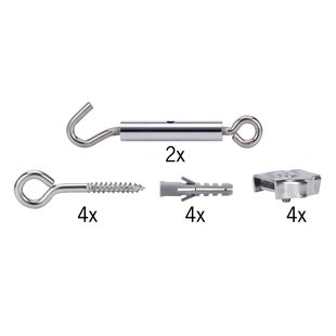 Paulmann Light and Easy spanmontageset, geen isol. - chr.
