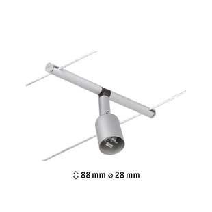 Paulmann Wire Salt spot voor kabelsysteem chroom