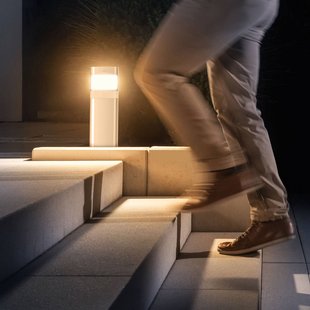 Theben theLeda D BL plus AL sensortuinpadlamp,72cm