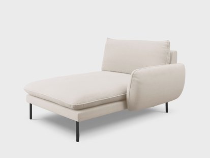 Chaise longue Vienna rechts bouclé | Cosmopolitan Design