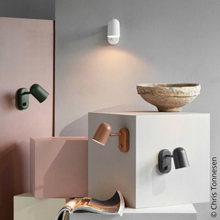 Northern Buddy Wall wandlamp, donkergrijs