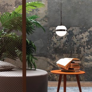 Vistosi Hanglamp Peggy wit/zwart