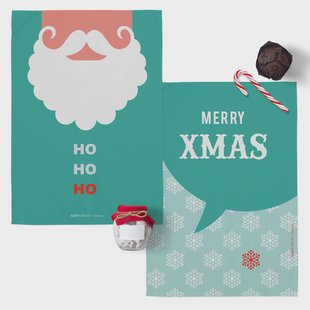 Set van 2 theedoeken Noël | Happy Friday