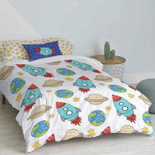 Dekbedovertrek Space Rocket | Mr Fox