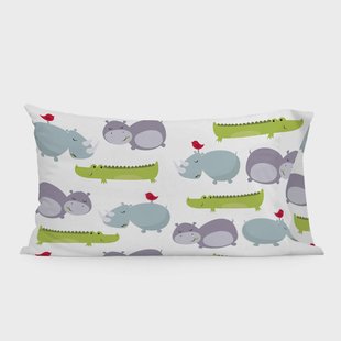 Kussensloop Hippo | Mr Fox