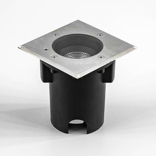 EVN Pentola inbouwlamp roestvrij staal 13,5x13,5 3.000K