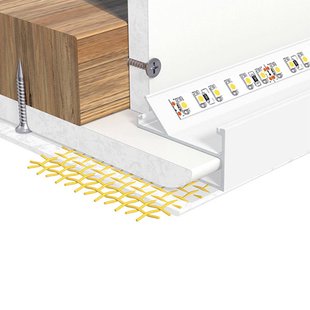 EVN APTBH alu-profiel plafondgericht 100cm wit