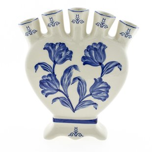 Tulpenvaas hartvormig blauwe tulp
