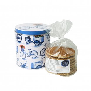 Stroopwafel blik Fietsen (incl. stroopwafels)