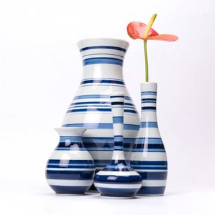 'Nieuw Blauw' Slank bloemenvaasje