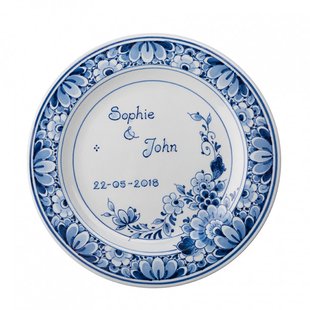 Gepersonaliseerd Trouwbord 18 cm (incl. 25 tekens)