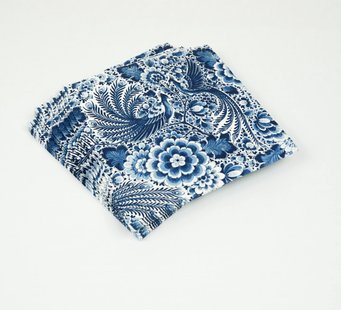 Servetten Pauw en Bloemen