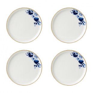 Blauw Bloesem Ontbijtbord set van 4 Blauw Bloesem Ontbijtbord set van 4