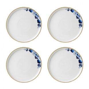 Blauw Bloesem Dinerbord set van 4 Blauw Bloesem Dinerbord set van 4