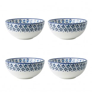 Yoghurtschaal oranje tulp (set van 4)