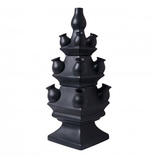 Tulpenvaas 3-delig zwart KLEI