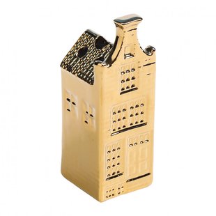 Droogbloemhuisje klokgevel Goud