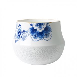 Blauw Bloesem Bloempot 3