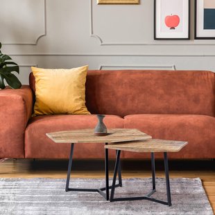 Set van 2 handgemaakte salontafels Olivia | WOMO-DESIGN Set van 2 handgemaakte salontafels Olivia | WOMO-DESIGN