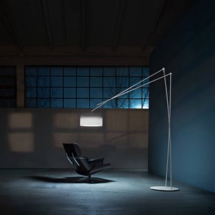 Prandina Effimera F50 vloerlamp mat wit