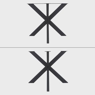 Onderstel eettafel X-poten |